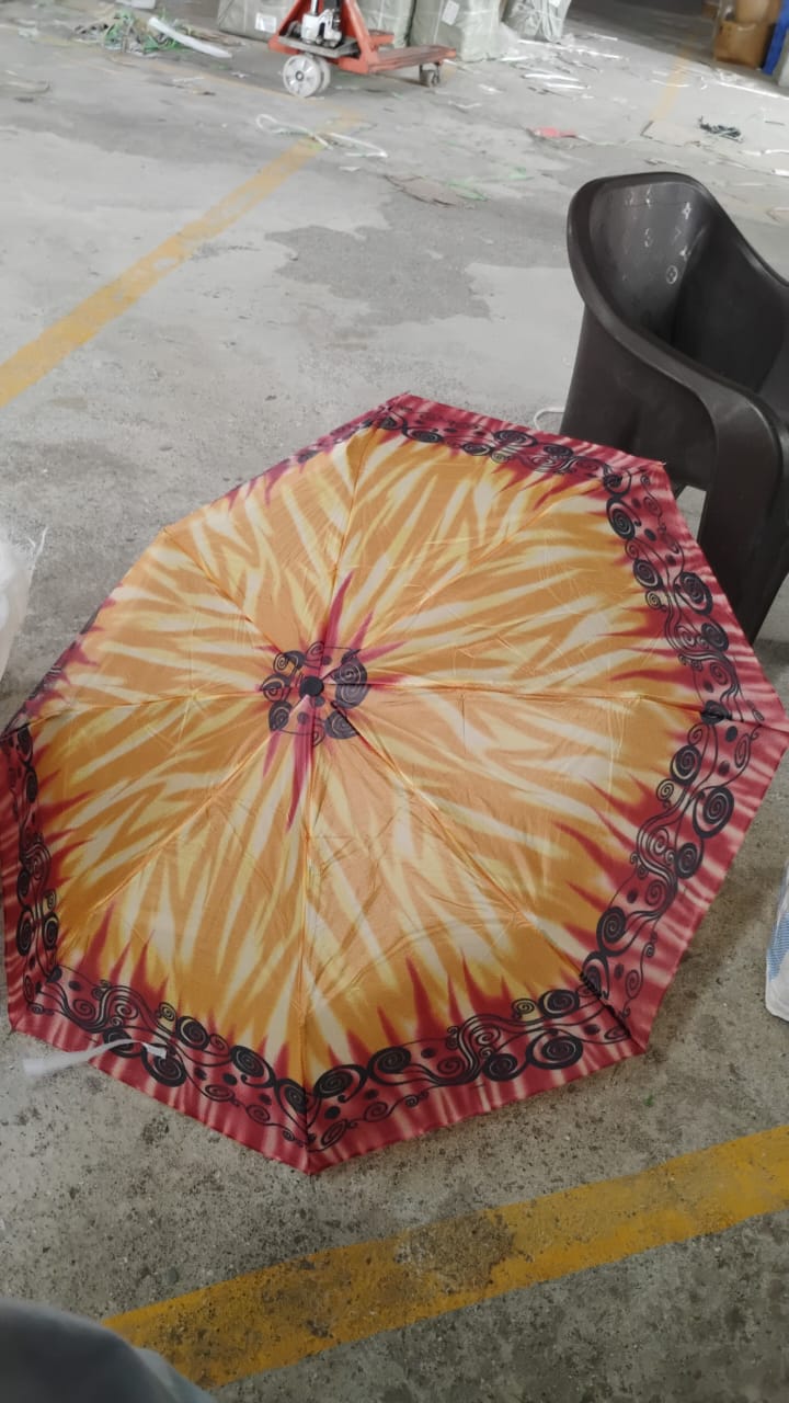 3-Fold Sun & Rain Protective Solid Foldable Umbrella, (1 Pc / Mix Design) 3-Fold Sun & Rain Protective Solid Foldable Umbrella, (1 Pc / Mix Design)